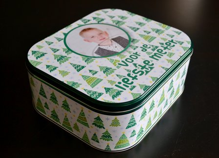 Koekjesdoos kerst groen 2019