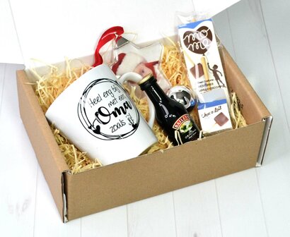 Geschenkbox Oma Hot Chocolate