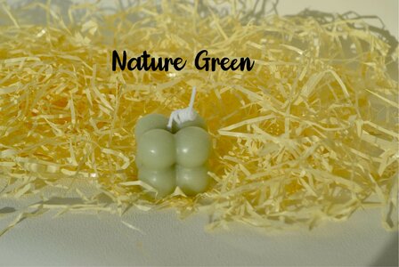 Bubble Candle Klein NATURE GREEN