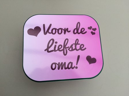 Koekjesdoos liefste oma