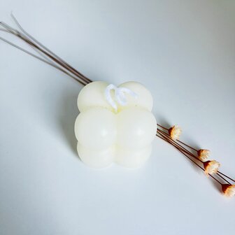 Bubble Candle Klein OFFWHITE