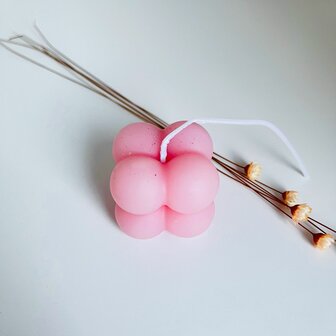 Bubble Candle Klein PEACH