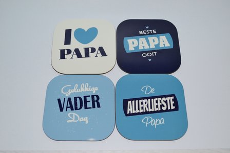 Onderzetters Papa Vaderdag