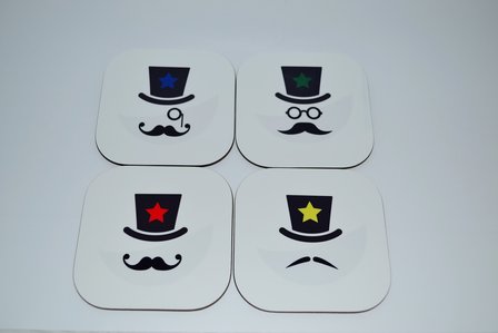 Onderzetters moustache