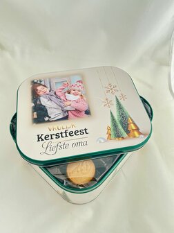 Koekjesdoos 2025 Gouden kerstboom