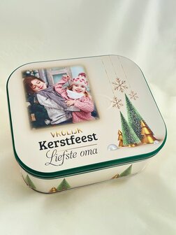 Koekjesdoos 2025 Gouden kerstboom