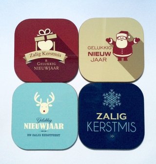 Onderzetters Kerst stijlvol