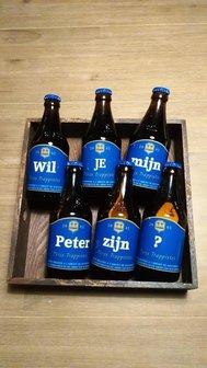 Bier wil jij mijn peter zijn + naam (of echo)