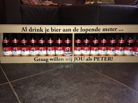 meter bier juf