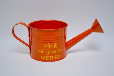 Oranje gieter meter