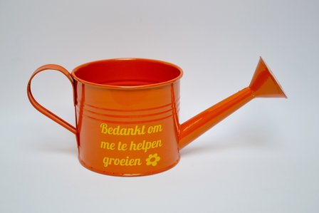 Oranje gieter