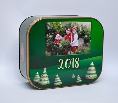 Koekjesdoos kerst groen 2018
