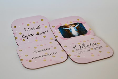 Onderzetters Communie OLIVIA 2019