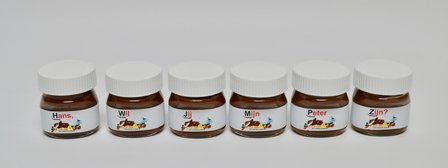 Nutella Naam + Wil jij mijn peter zijn ?