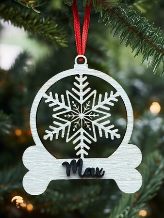 3D Kerstbal populier voor je favoriete hond!