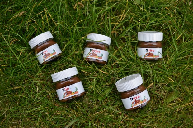 Nutella set van 5 potjes