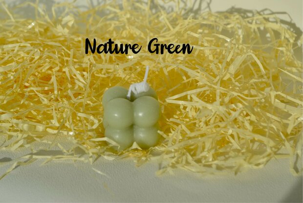 Bubble Candle Klein NATURE GREEN
