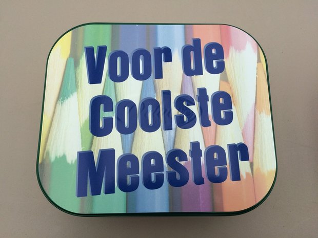 Koekjesdoos coole meester