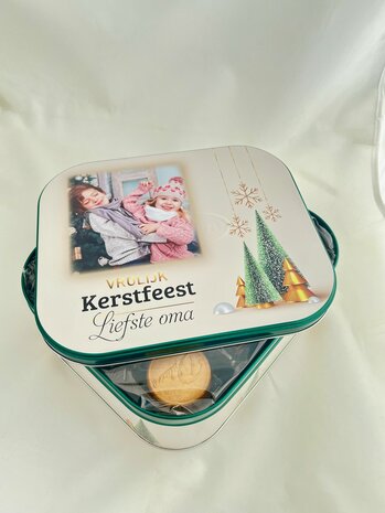 Koekjesdoos 2025 Gouden kerstboom