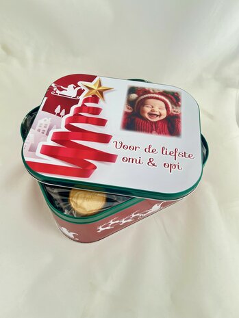 Koekjesdoos 2025 Rode kerstboom