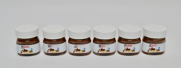 Nutella Naam + Wil jij mijn peter zijn ?