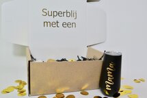 Geschenkbox Superblij met een....