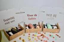 Geschenkbox Superblij met een....