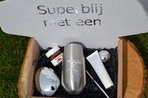 Geschenkbox Superblij met een....