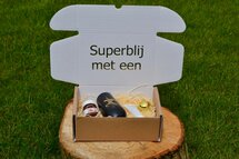 Geschenkbox Superblij met een....