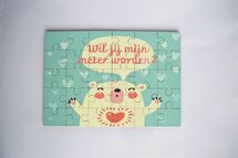 Puzzel rechthoek meter worden