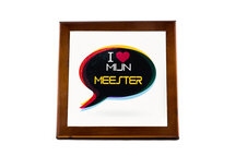 Tegel I love meester