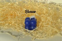 Bubble Candle Klein BLAUW