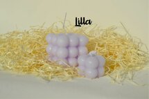 Bubble Candle groot LILLA