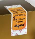 Juf Geschenk Bubble Candle