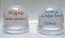 SNOWGLOBE Eigen Foto