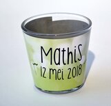 Theelichthouder Communie Mathis 2018