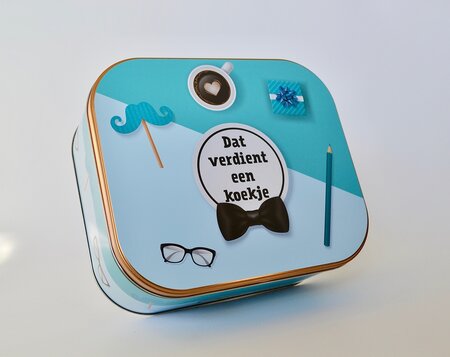 Koekjesdoos dat verdient een koekje