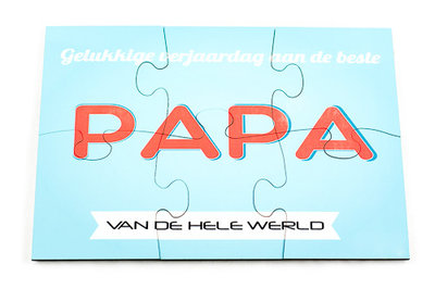 Ongekend puzzel gelukkige verjaardag papa - De Cadeau Shop EQ-68