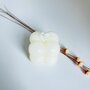 Bubble Candle Klein OFFWHITE