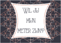 Puzzel rechthoek meter worden geo